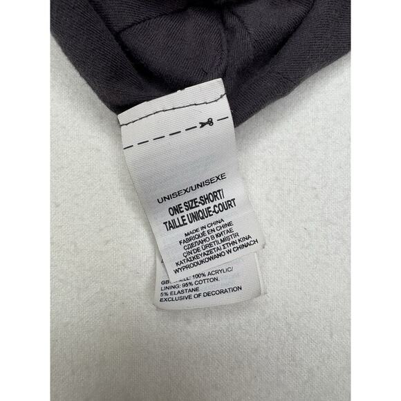 The North face Black Grey Speckled Beanie, Fleece Lined, Unisex, One Size - Picture 5 of 5